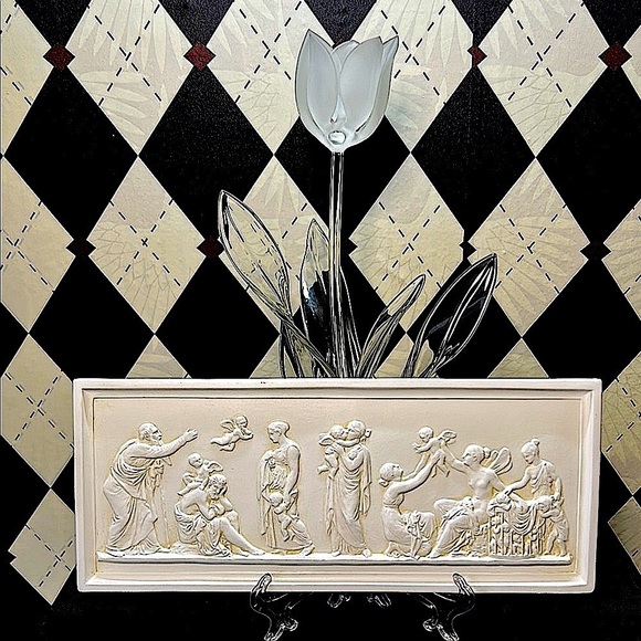 Vintage “The Ages of Love” 1824 Cherub Plaque Relief - Thorvaldsen - Picture 4 of 10